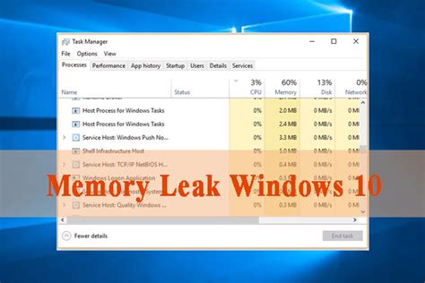 windows 10 memory leak|Fix a Memory Leak on Windows 10 with These 7。